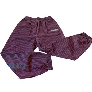 Perks and Mini High Rise Baggy Joggers Striped Hip Hop Dance Streetwear Small